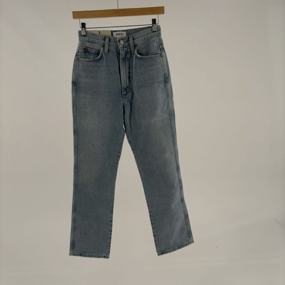 Agolde Pinch Waist High Rise Kick in Riptide Jeans size 24